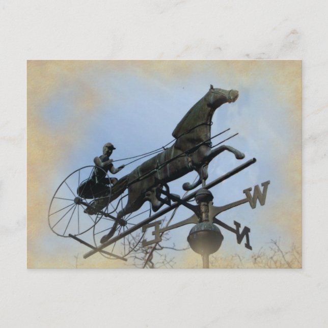 Har-Ber Village weathervane Postcard (Front)