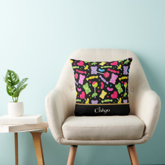 Harajuku Aesthetic Kawaii Candy Pattern Cushion