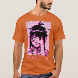 Harajuku Eboy Tokyo Vapour Wave Cute Japan Pink  T-Shirt