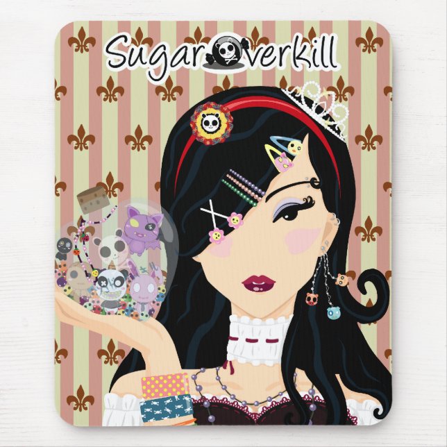 Harajuku Girl Mayumi Mouse Mat (Front)