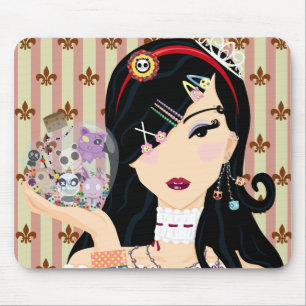 Harajuku Girl Mayumi Mouse Mat