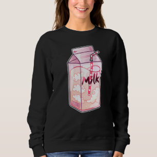 Harajuku Otaku Aesthetic Retro 90s Egirl Eboy Milk Sweatshirt