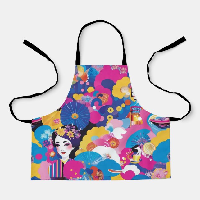 Harajuku pattern apron (Front)