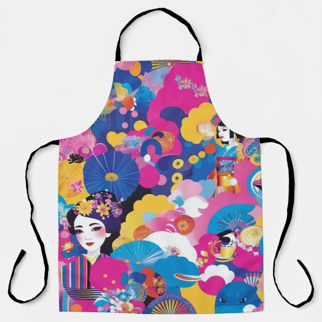 Harajuku pattern apron (Front)