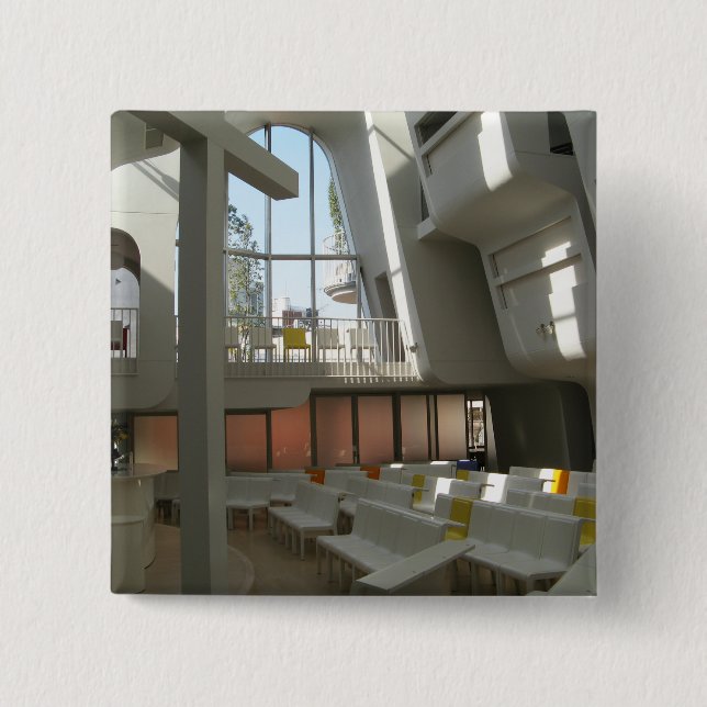 Harajuku Protestant Church, Tokyo, Japan 15 Cm Square Badge (Front)