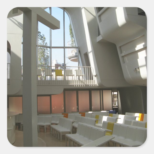 Harajuku Protestant Church, Tokyo, Japan Square Sticker (Front)