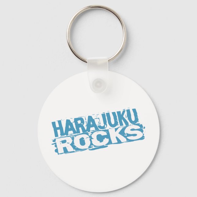 Harajuku Rocks Keychain (Front)
