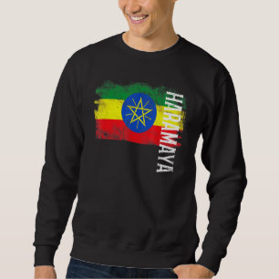Haramaya Ethiopia Flag For Ethiopians Men Women Ki Sweatshirt
