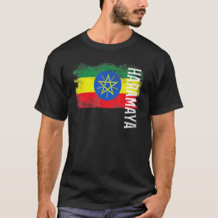Haramaya Ethiopia Flag For Ethiopians Men Women Ki T-Shirt