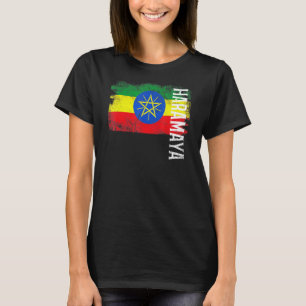 Haramaya Ethiopia Flag For Ethiopians Men Women Ki T-Shirt