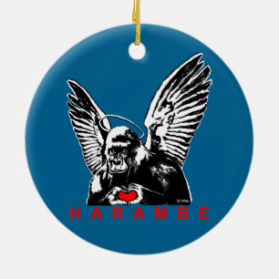 Harambe Ceramic Tree Decoration