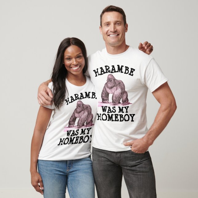 HARAMBE GORILLA WAS MY HOMEBOY t-shirts (Unisex)