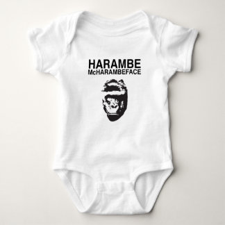 Harambe McHarambeface Baby Bodysuit