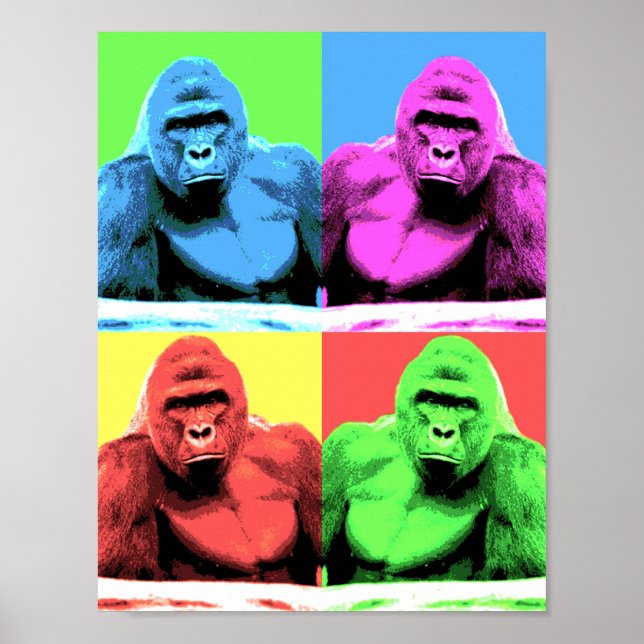 Harambe Pop Art Poster (Front)