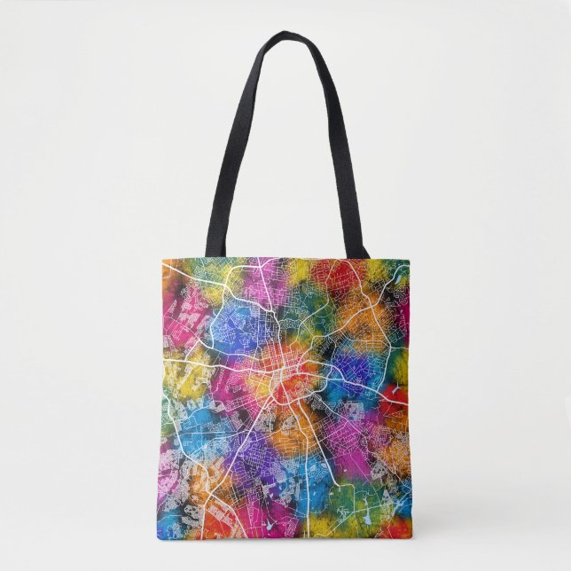 Harare Zimbabwe City Map Tote Bag (Front)