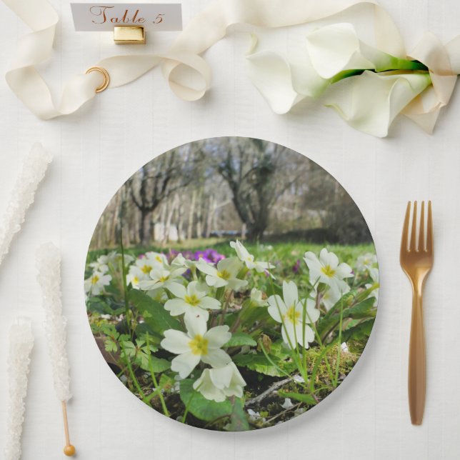 Harbinger of Spring Paper Plate (Wedding)