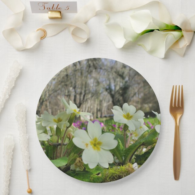 Harbinger of Spring Paper Plate (Wedding)