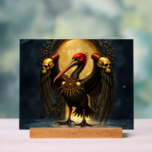 Harbinger of the Golden Gate The Nocturnal Pelican Acrylic Sign