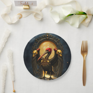 Harbinger of the Golden Gate The Nocturnal Pelican Paper Plate
