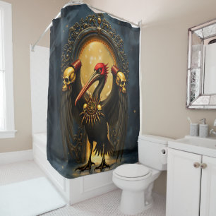 Harbinger of the Golden Gate The Nocturnal Pelican Shower Curtain