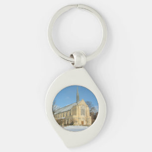 Harbison Chapel in Winter at Grove City College Key Ring