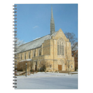 Harbison Chapel in Winter at Grove City College Notebook