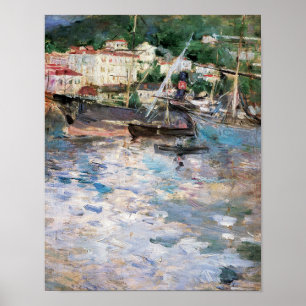 Harbor at Nice Poster