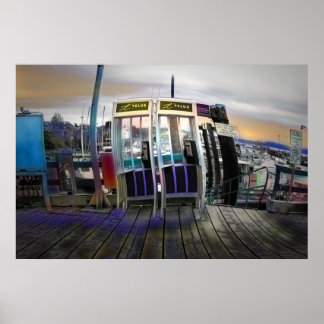 Harbor Booths Poster