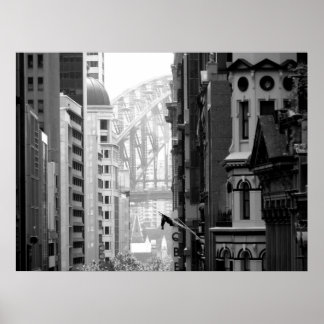 Harbor Bridge View 1 Poster