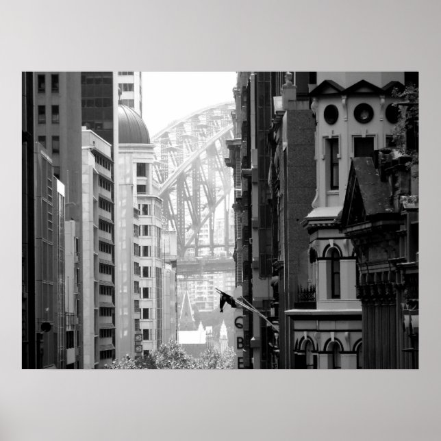 Harbor Bridge View 1 Poster (Front)