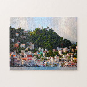 Harbor Grenada Caribbean. Jigsaw Puzzle