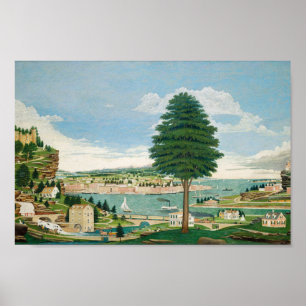 Harbor Scene with Castle Jurgan Frederick Huge Poster