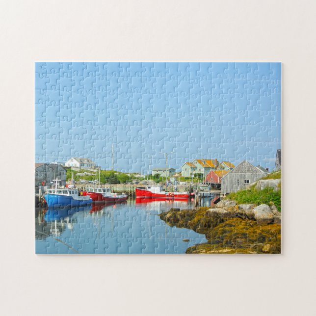 Harbor Setting Nova Scotia. Jigsaw Puzzle (Horizontal)