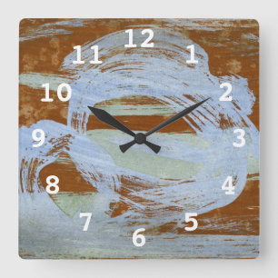 Harbor Sunset Square Wall Clock