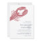 Harborside | Nautical Lobster Wedding Invitation