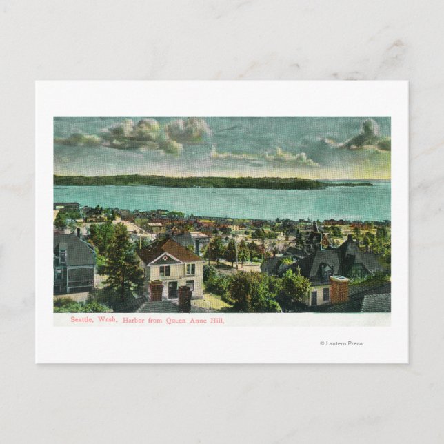 Harborview from Queen Anne Hill Postcard (Front)