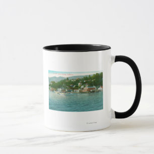Harborview with Yachts and Sail Boats Mug