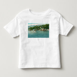Harborview with Yachts and Sail Boats Toddler T-Shirt