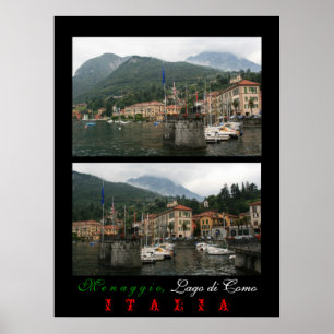 Harbour at Menaggio Poster