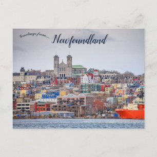 Harbour at St. John's Newfoundland Canada Postcard