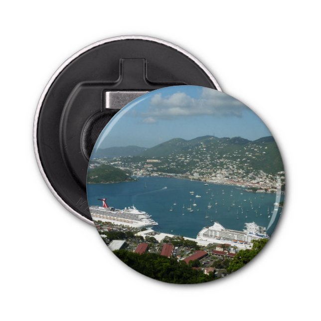 Harbour at St. Thomas US Virgin Islands Bottle Opener (Front)