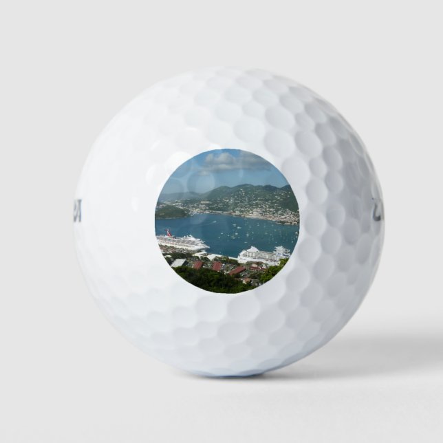 Harbour at St. Thomas US Virgin Islands Golf Balls (Front)