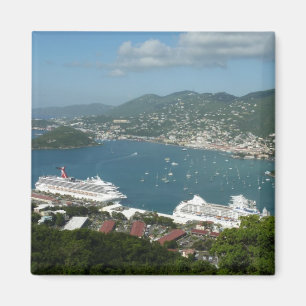 Harbour at St. Thomas US Virgin Islands Magnet