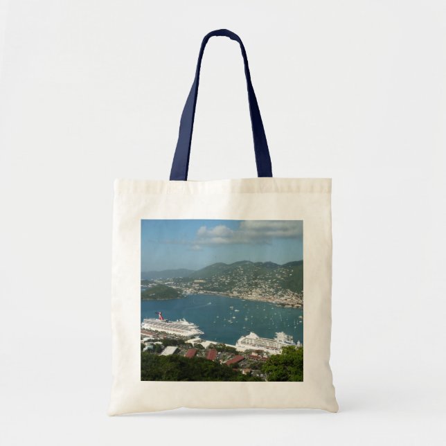 Harbour at St. Thomas US Virgin Islands Tote Bag (Front)
