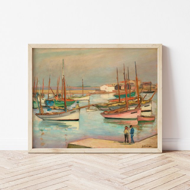 Harbour at the Island of Yeu | Henri Lebasque Poster (Creator Uploaded)