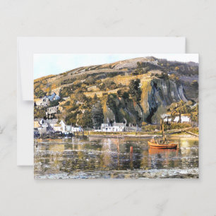 HARBOUR BARMOUTH WALES POSTCARD