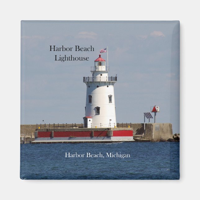 Harbour Beach Lighthouse magnet (Front)