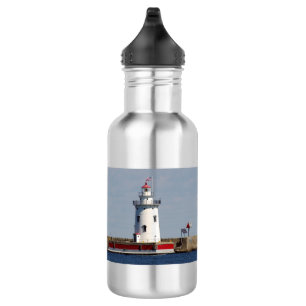 Harbour Beach Lighthouse water bottle