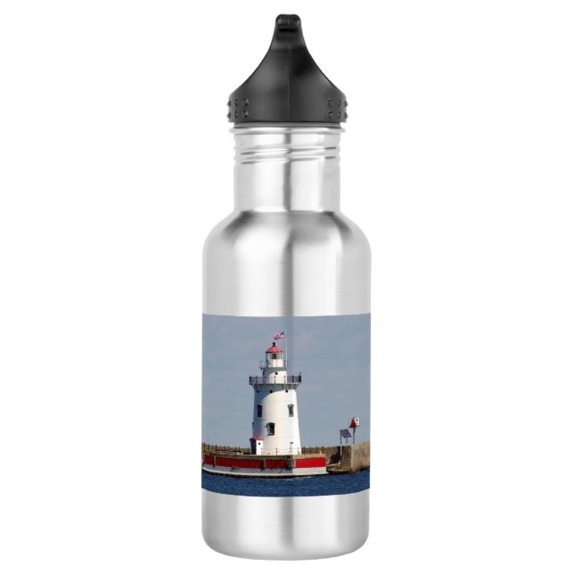 Harbour Beach Lighthouse water bottle (Right)