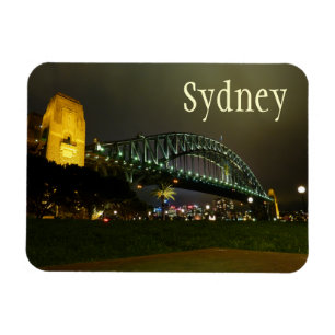 Harbour Bridge at Night, Sydney, Australia Magnet